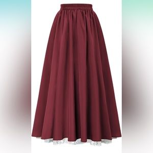 Maxi skirt, flowy material